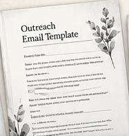 Outreach email template