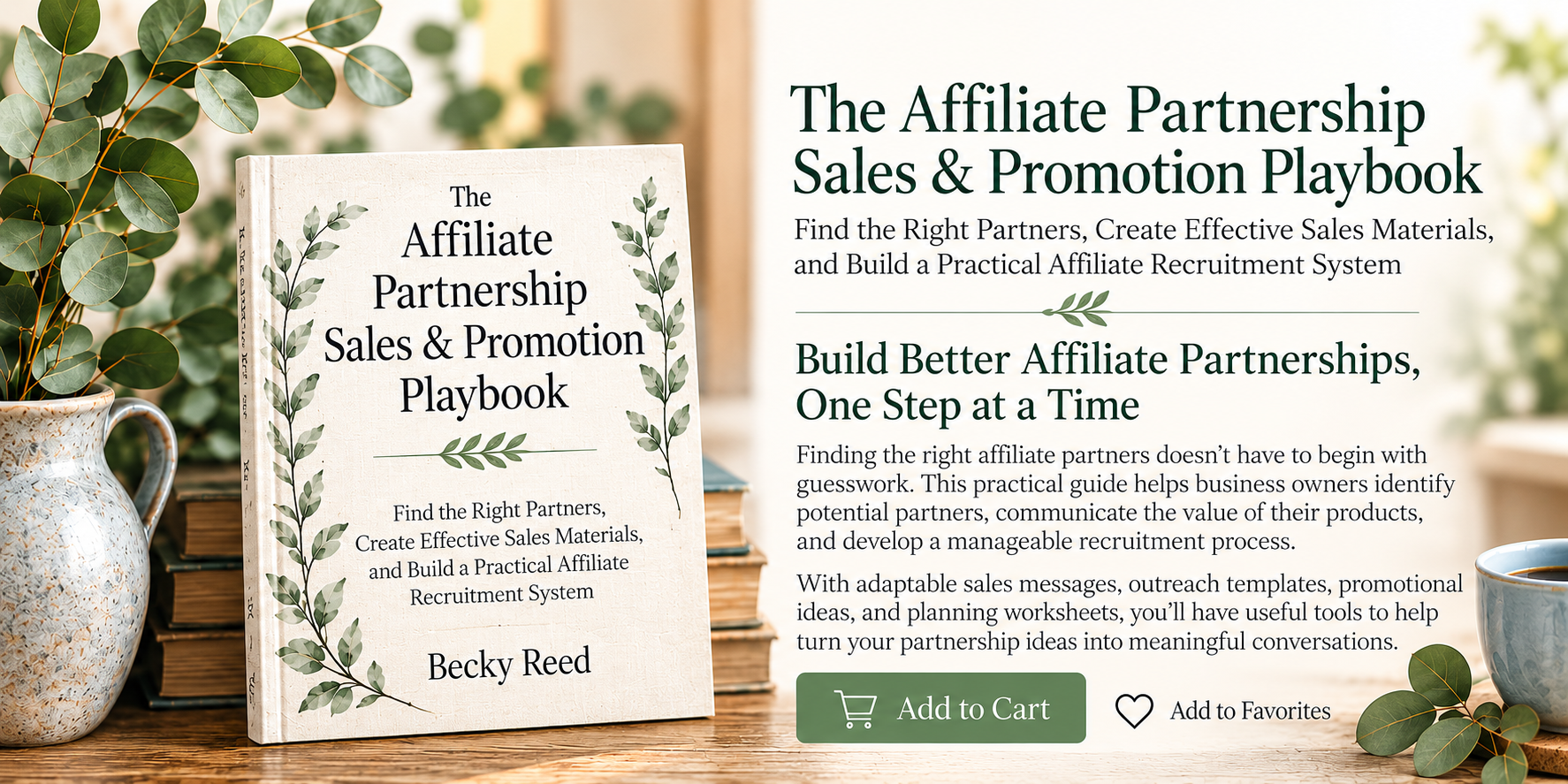 The Affiliate Partnership Sales & Promotion Playbook cover